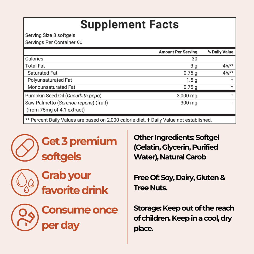Pumpkin Seed Oil Softgels